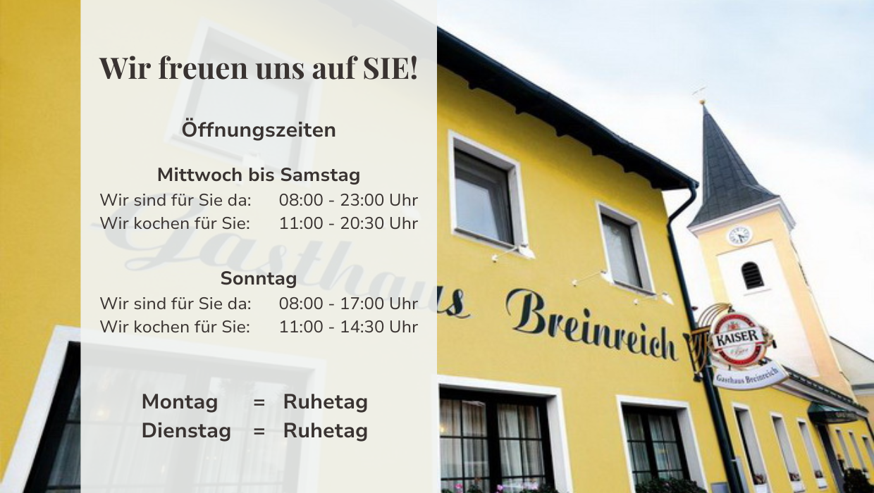 Gasthaus Breinreich Öffnungszeiten